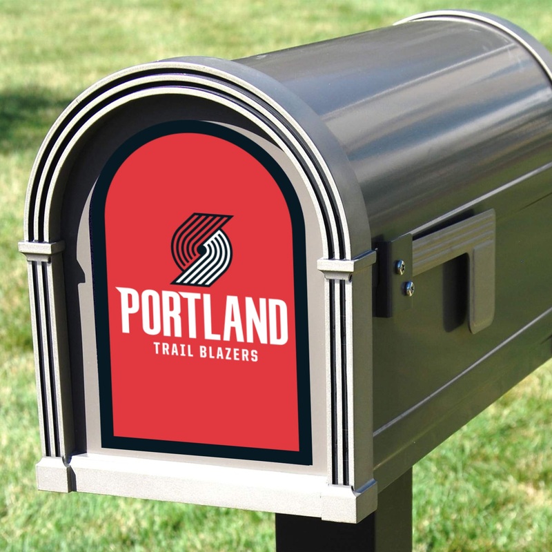 Portland Trail Blazers – Mailbox Logo – Outdoor Wall Decal – Official NBA – Scratch Resistant Alumigraphics Smooth