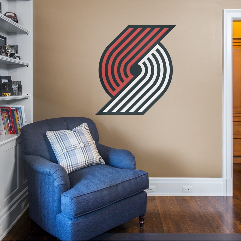 Portland Trail Blazers – RealBig Logo Collection – Official NBA – Reusable Vinyl Wall Decals