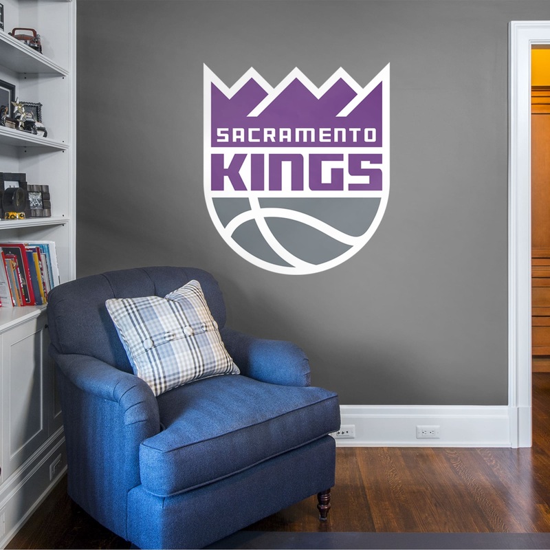 Sacramento Kings – RealBig Logo Collection – Official NBA – Reusable Vinyl Wall Decals