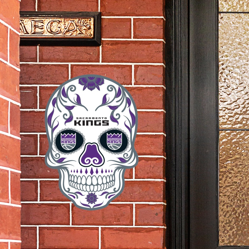 Sacramento Kings – Sugar Skull Logo – Outdoor Wall Decals – Official NBA – Scratch Resistant Alumigraphics Smooth
