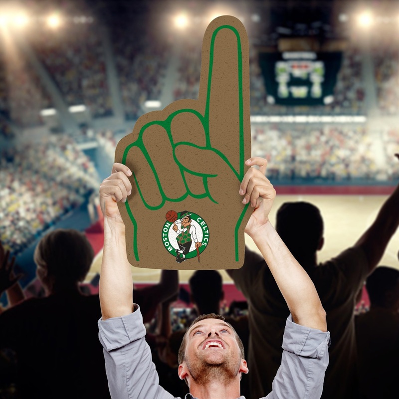 Foam Finger – Big Head – Official NBA – Boston Celtics – Foam Core Cutout