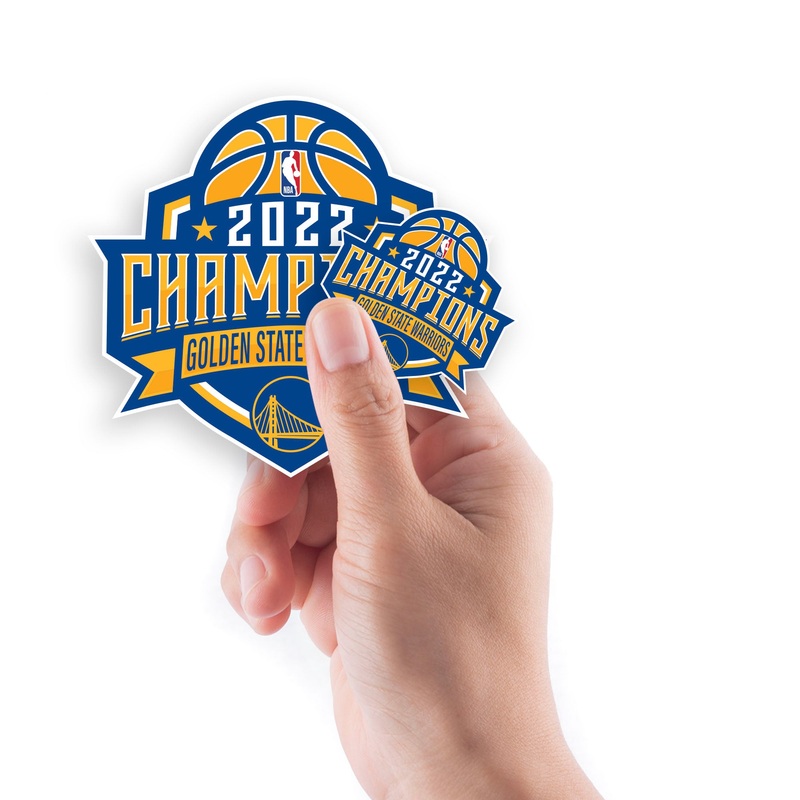 Golden State Warriors – 5 Logo Minis (Mixed Sizes) – Official NBA – 2022 Champions – Reusable Vinyl Decals