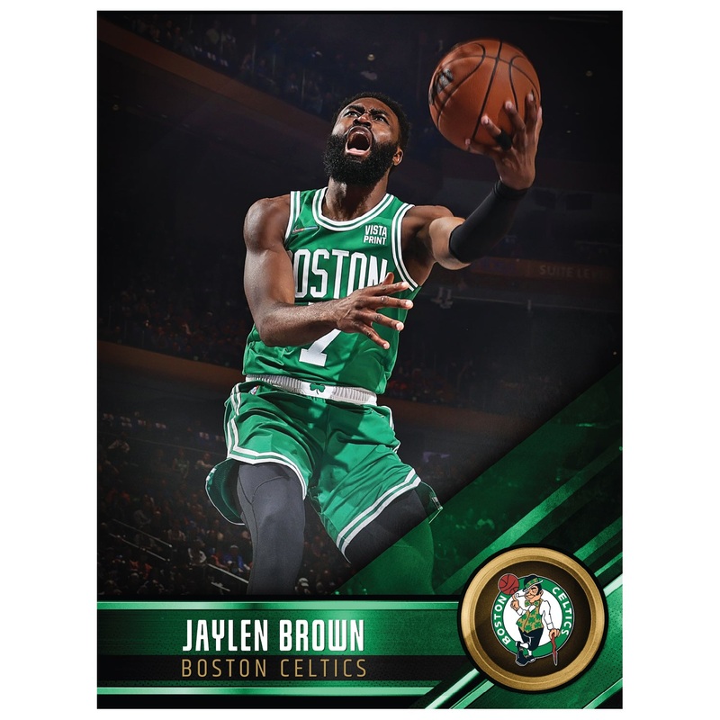 Jaylen Brown – Peel & Stick Poster – Official NBA – Boston Celtics – Reusable Vinyl Wall Decal
