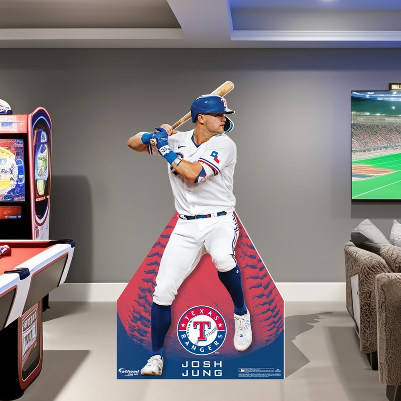 Josh Jung 2023 – Life-Size Stand Out – Official MLB – Texas Rangers – Foam Core Cutout