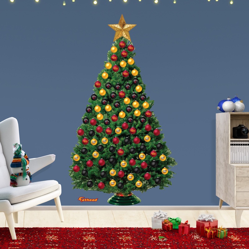 Miami Heat – Decorate Your Own Christmas Tree – Official NBA – Reusable Vinyl Wall Decals
