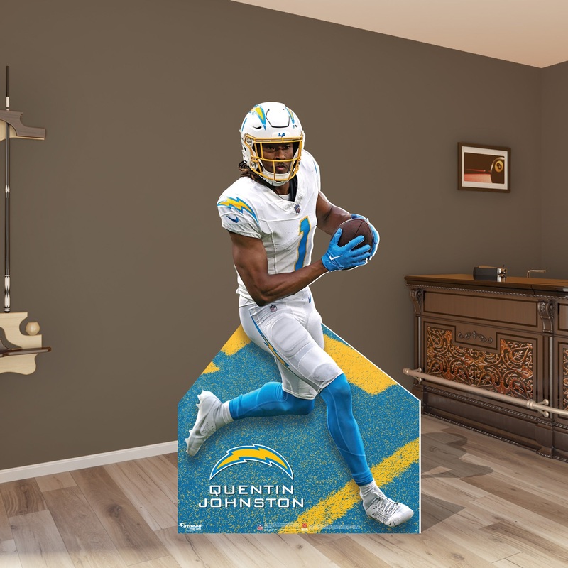 Quentin Johnston – Life-Size Stand Out – Official NFL – Los Angeles Chargers – Foam Core Cutout