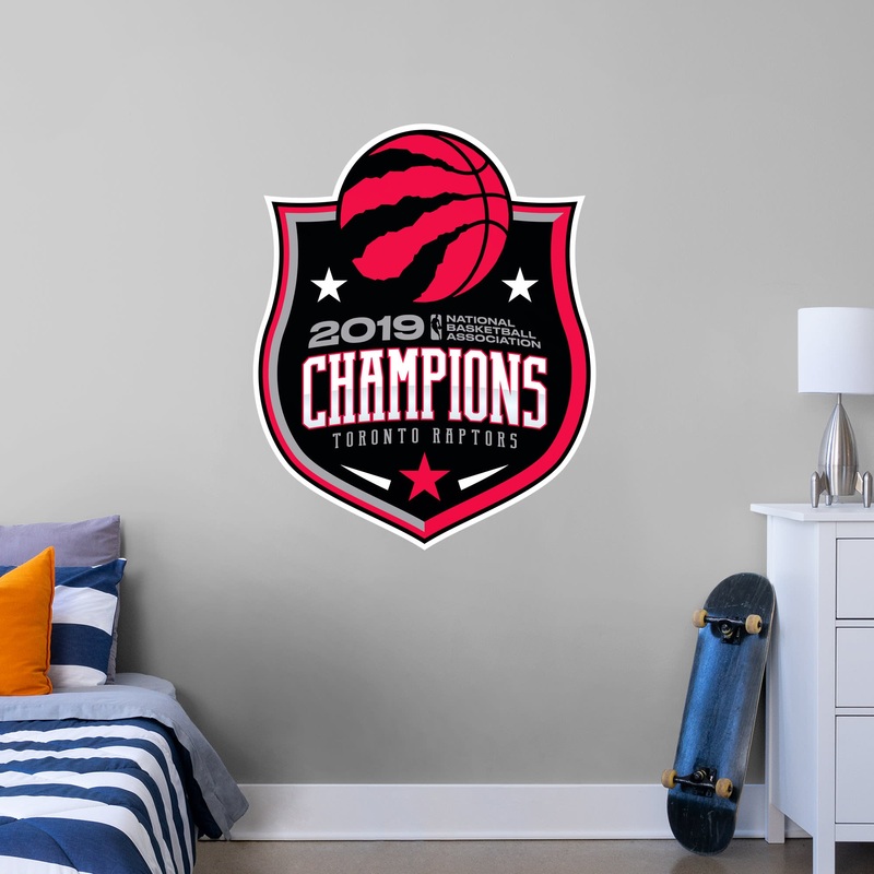 Toronto Raptors – RealBig 2019 NBA Champions Logo Collection – Official NBA – Reusable Vinyl Wall Decals