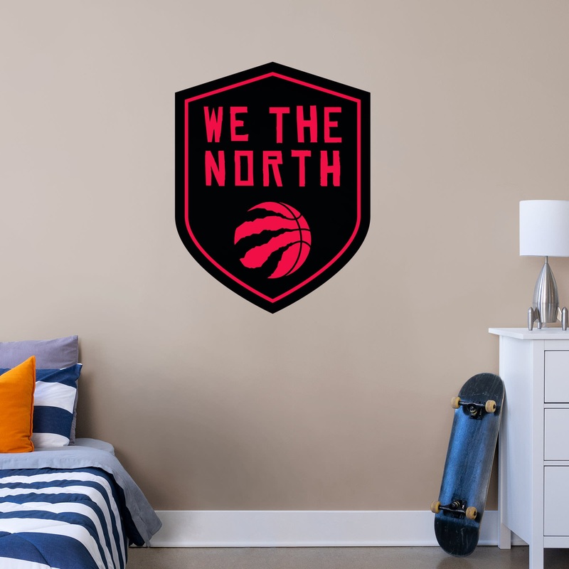 Toronto Raptors – RealBig ‘We The North’ Logo Collection – Official NBA – Reusable Vinyl Wall Decals