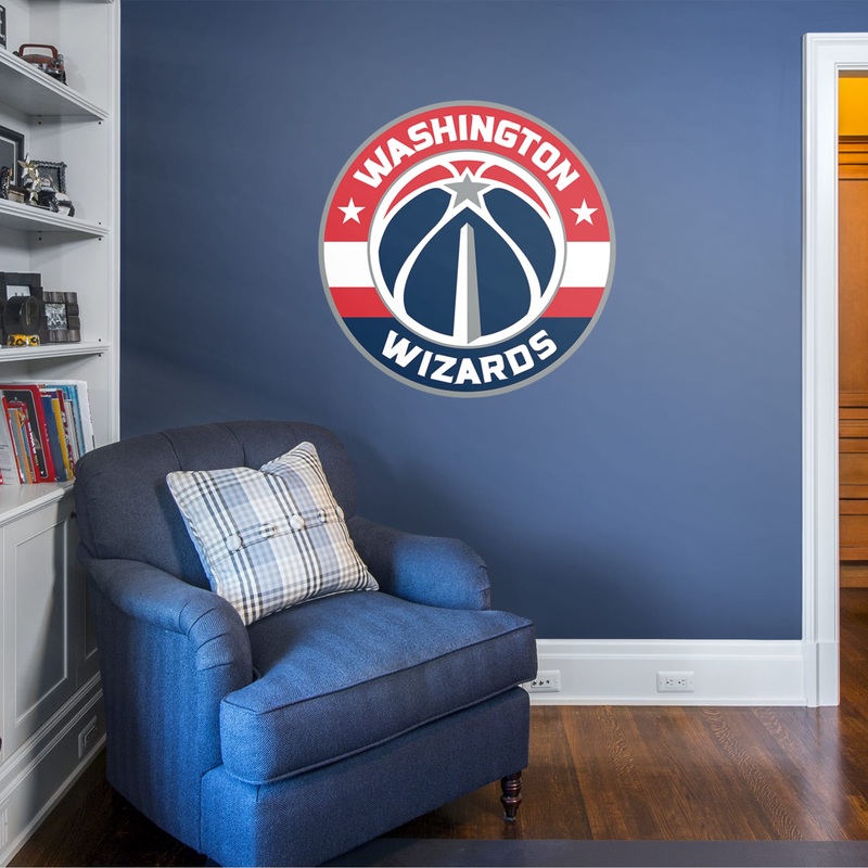 Washington Wizards – RealBig Logo Collection – Official NBA – Reusable Vinyl Wall Decals