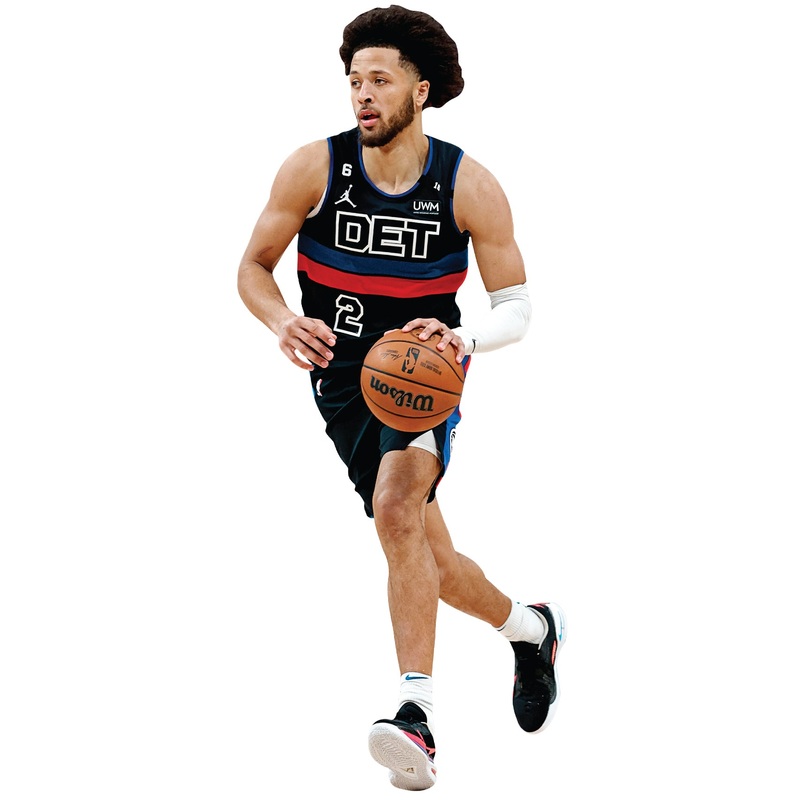 Cade Cunningham City Jersey – RealBig Collection – Official NBA – Detroit Pistons – Reusable Vinyl Wall Decals #1
