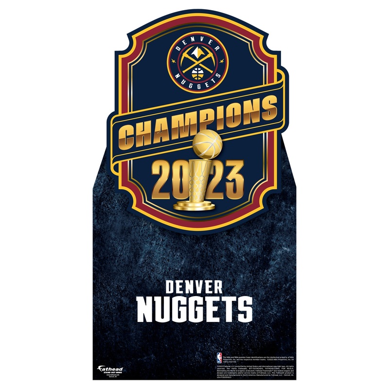 Denver Nuggets 2023 Champions – Mini Stand Out – Official NBA – Cardstock Cutout