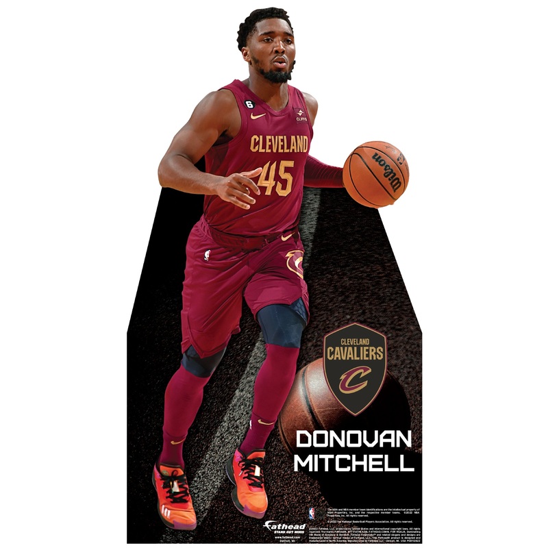 Donovan Mitchell – Mini Stand Out – Official NBA – Cleveland Cavaliers – Cardstock Cutout