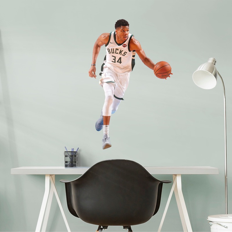 Giannis Antetokounmpo – RealBig Collection – Official NBA – Milwaukee Bucks – Reusable Vinyl Wall Decals #1