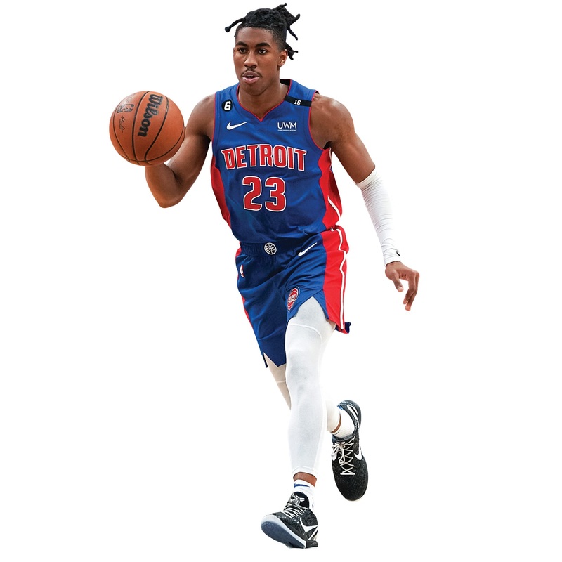 Jaden Ivey – RealBig Collection – Official NBA – Detroit Pistons – Reusable Vinyl Wall Decals