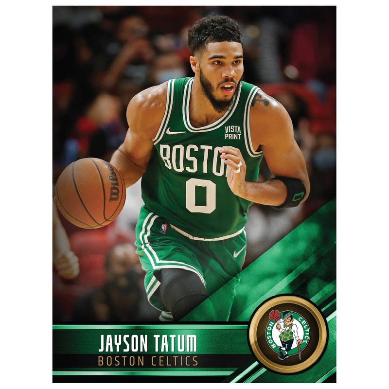 Jayson Tatum – Peel & Stick Poster – Official NBA – Boston Celtics – Reusable Vinyl Wall Decal
