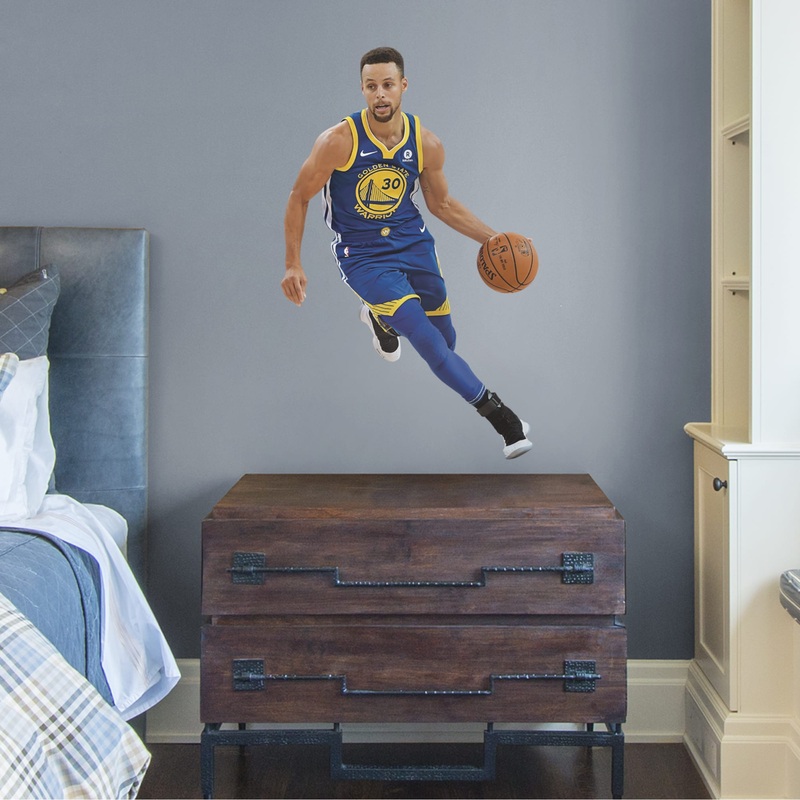 Stephen Curry – RealBig Collection – Official NBA – Golden State Warriors – Reusable Vinyl Wall Decals #1