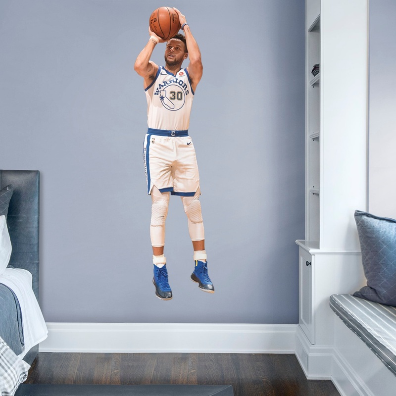 Stephen Curry – RealBig Shooting Collection – Official NBA – Golden State Warriors – Reusable Vinyl Wall Decals