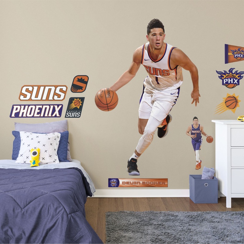 Devin Booker – RealBig Collection – Official NBA – Phoenix Suns – Reusable Vinyl Wall Decals #1