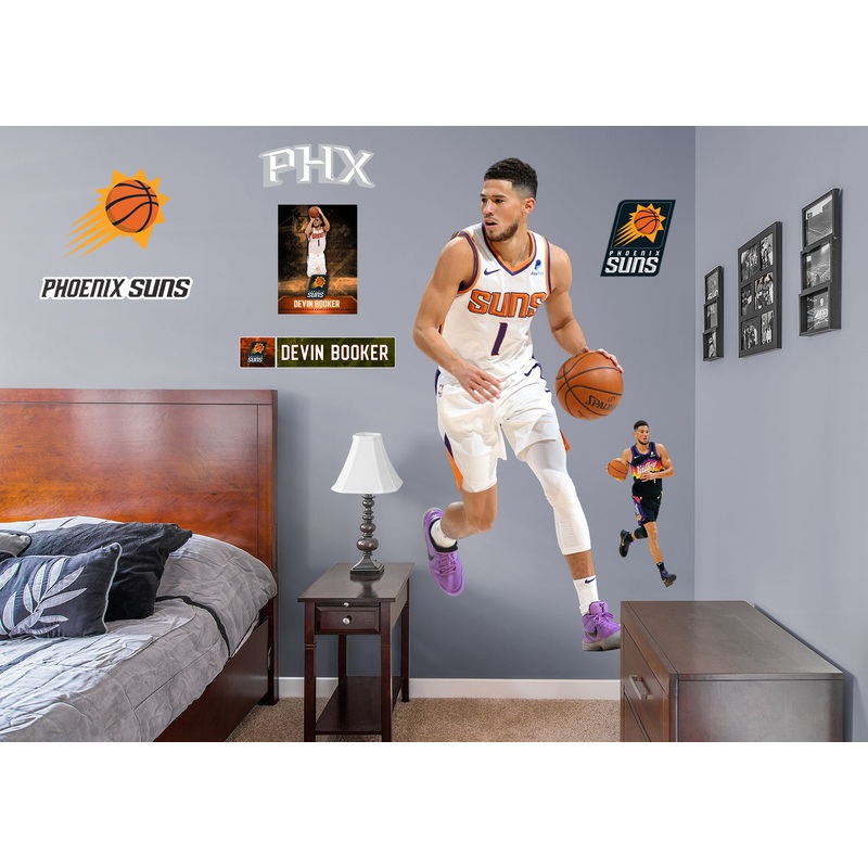 Devin Booker – RealBig Collection – Official NBA – Phoenix Suns – Reusable Vinyl Wall Decals #2