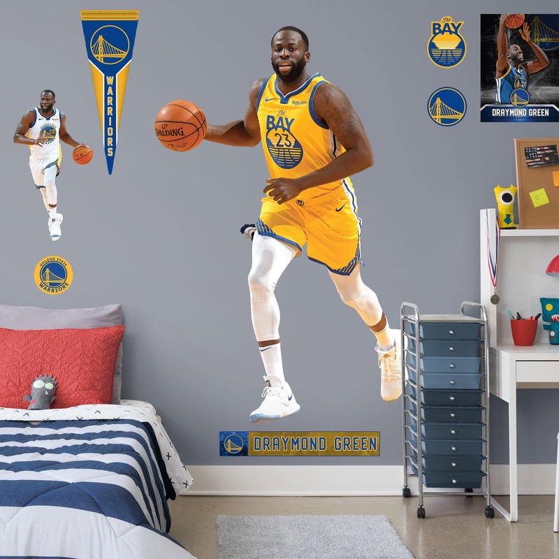 Draymond Green – RealBig Collection – Official NBA – Golden State Warriors – Reusable Vinyl Wall Decals #1