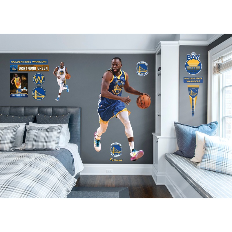 Draymond Green – RealBig Collection – Official NBA – Golden State Warriors – Reusable Vinyl Wall Decals #3