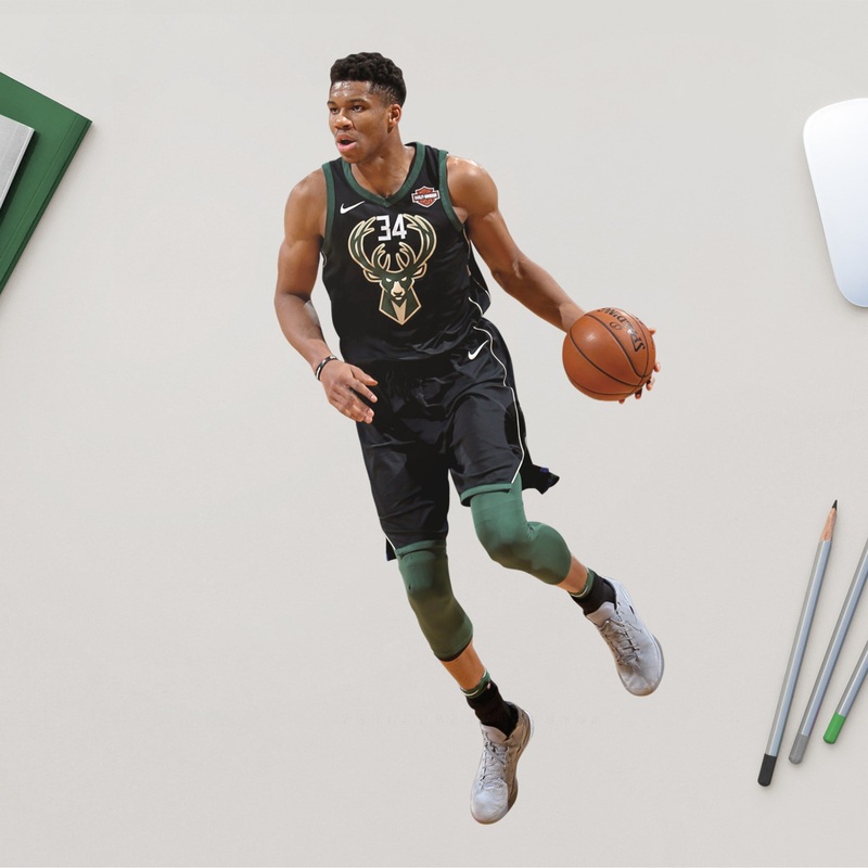 Giannis Antetokounmpo – RealBig Collection – Official NBA – Milwaukee Bucks – Reusable Vinyl Wall Decals #2