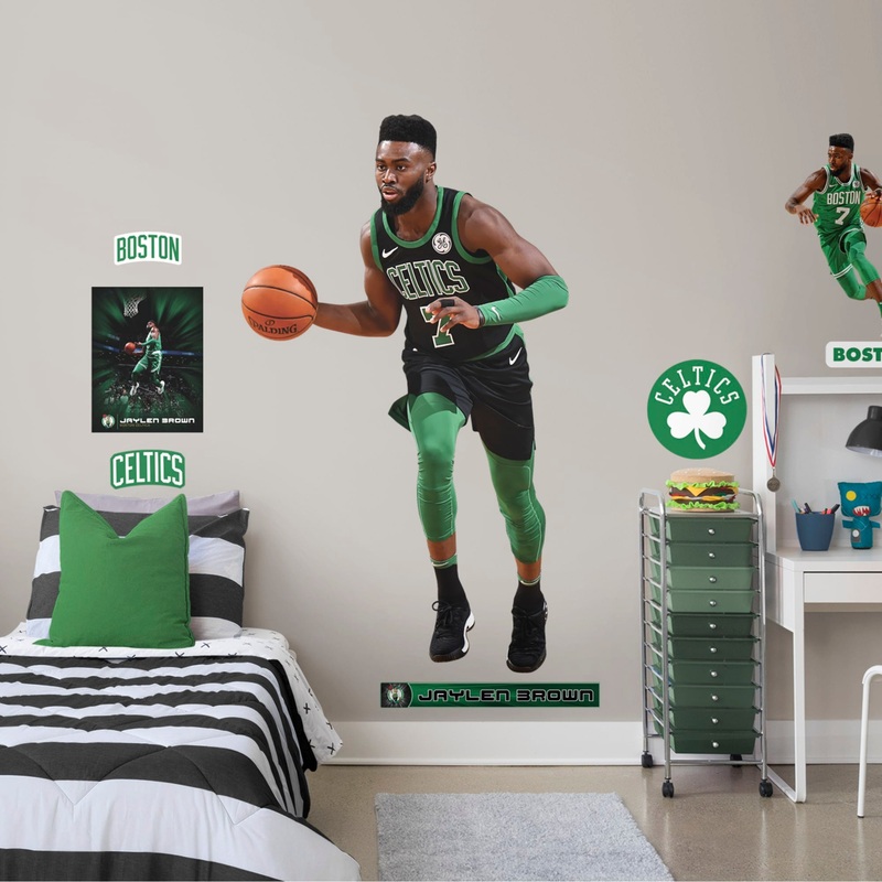 Jaylen Brown – RealBig Collection – Official NBA – Boston Celtics – Reusable Vinyl Wall Decals #1