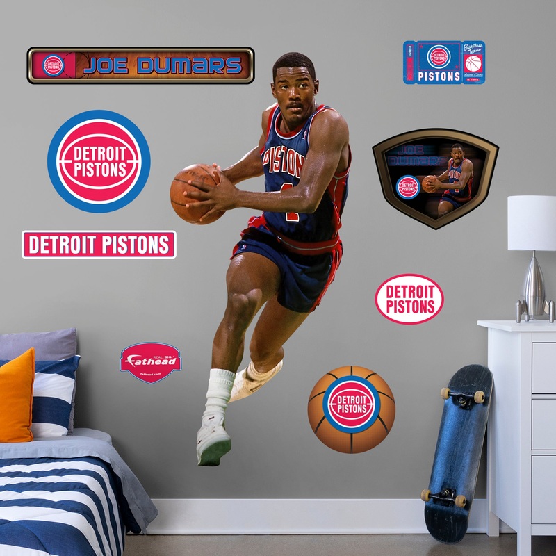Joe Dumars – RealBig Legend Collection – Official NBA – Detroit Pistons – Reusable Vinyl Wall Decals