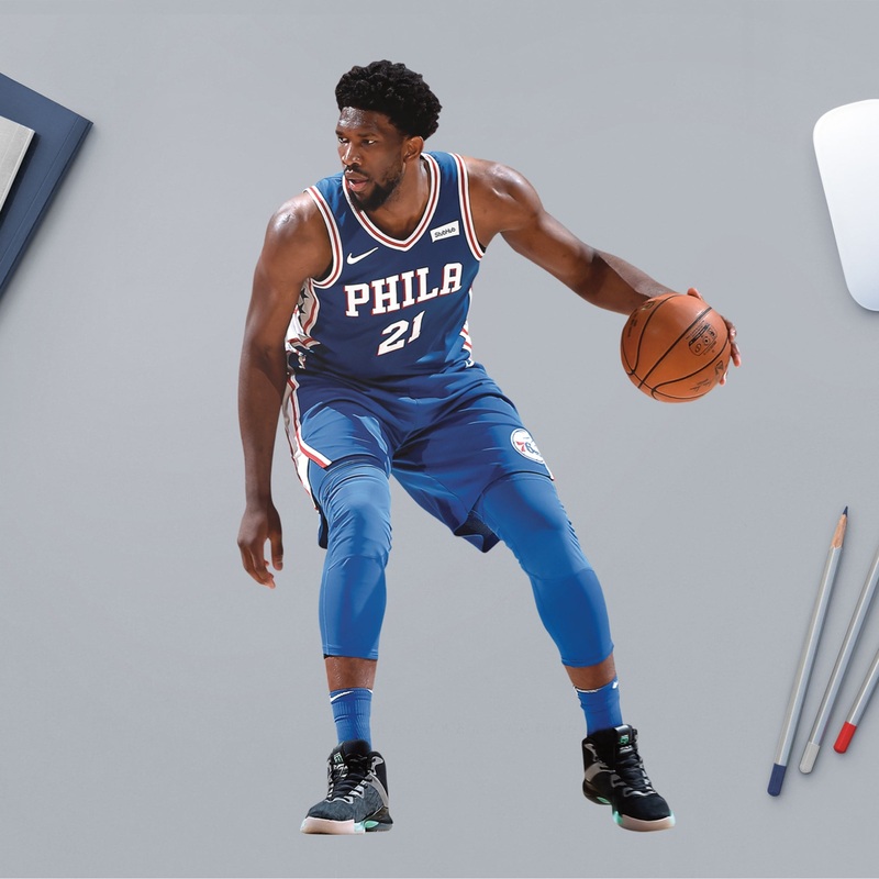 Joel Embiid – RealBig Collection – Official NBA – Philadelphia 76ers – Reusable Vinyl Wall Decals #2