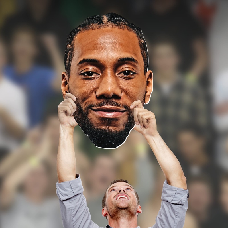 Kawhi Leonard – Big Head – Official NBA – Los Angeles Clippers – Foam Core Cutout