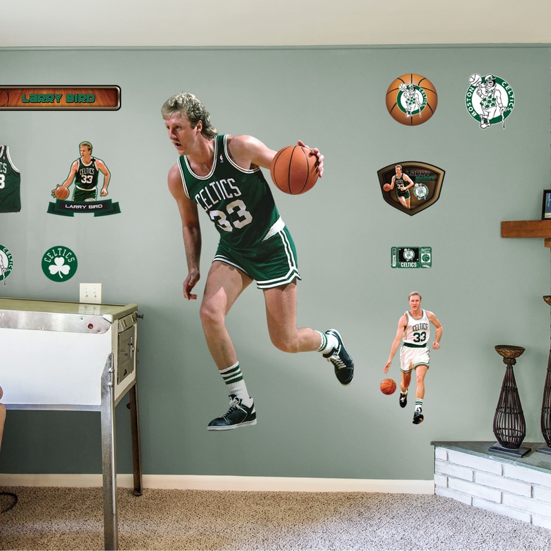Larry Bird – RealBig Collection – Official NBA – Boston Celtics – Reusable Vinyl Wall Decals #3