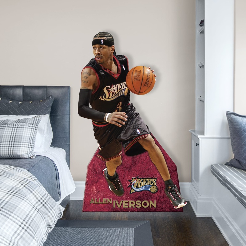 Allen Iverson – Life-Size Stand Out – Official NBA – Philadelphia 76ers – Foam Core Cutout