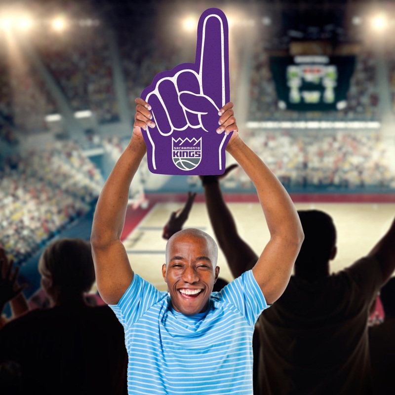 Foam Finger – Big Head – Official NBA – Sacramento Kings – Foam Core Cutout