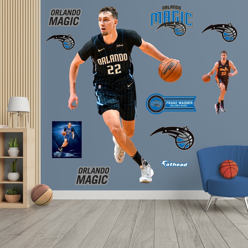 Franz Wagner – RealBig Collection – Official NBA – Orlando Magic – Reusable Vinyl Wall Decals