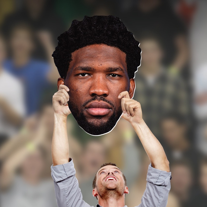 Joel Embiid – Big Head – Official NBA – Philadelphia 76ers – Foam Core Cutout