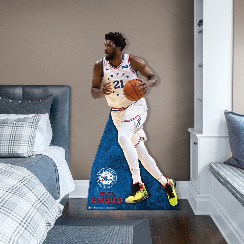 Joel Embiid – Life-Size Stand Out – Official NBA – Philadelphia 76ers – Foam Core Cutout #1