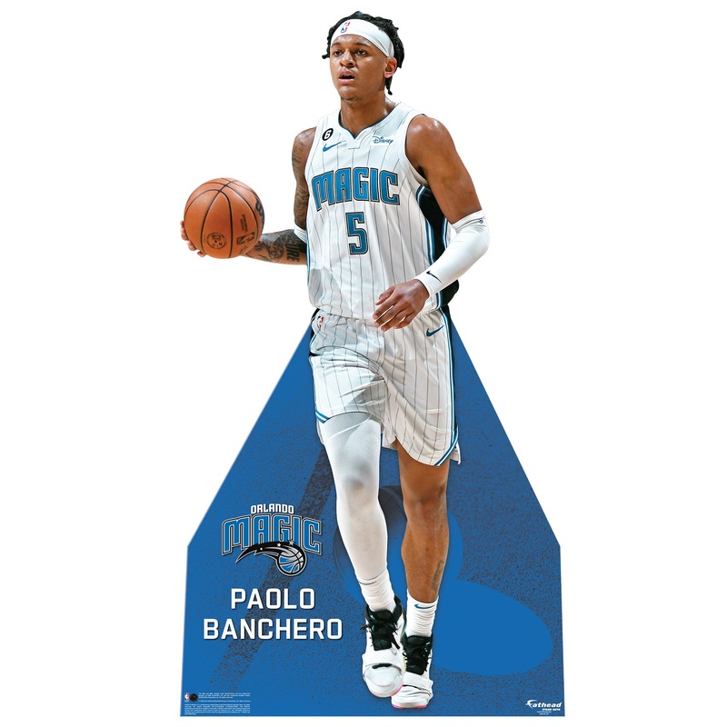 Paolo Banchero – Life-Size Stand Out – Official NBA – Orlando Magic – Foam Core Cutout