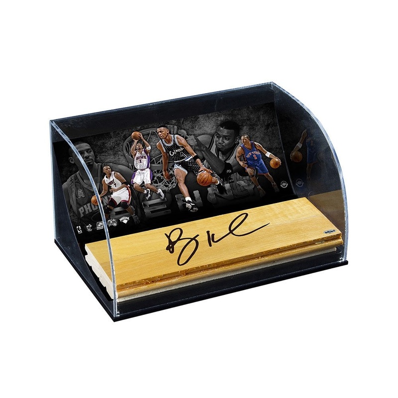Penny Hardaway Career Collage Game-Used Floor Curve Display