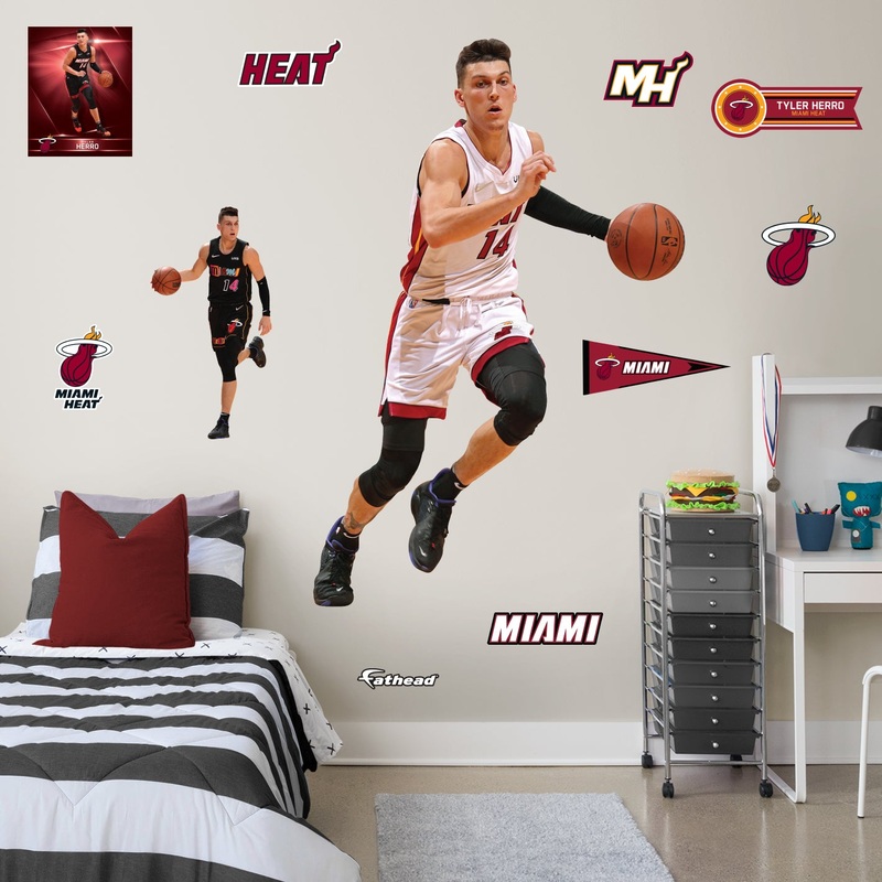 Tyler Herro – RealBig Collection – Official NBA – Miami Heat – Reusable Vinyl Wall Decals #3
