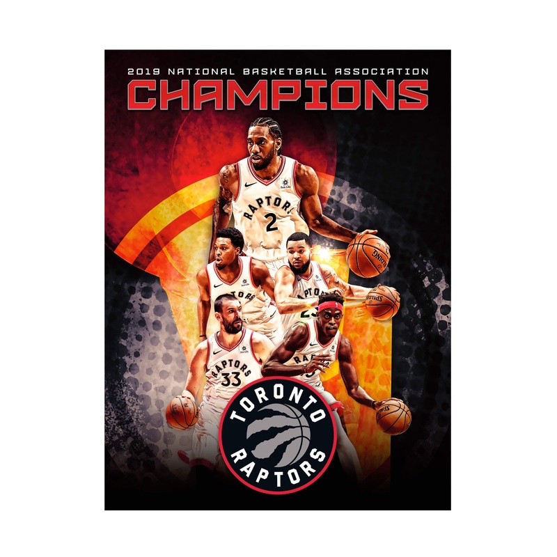 2019 NBA Champions – Peel & Stick Poster – Official NBA – Toronto Raptors – Reusable Vinyl Wall Decal