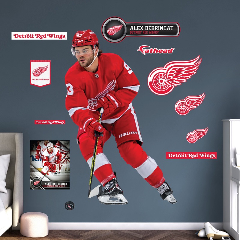 Alex DeBrincat – RealBig Collection – Official NHL – Detroit Red Wings – Reusable Vinyl Wall Decals