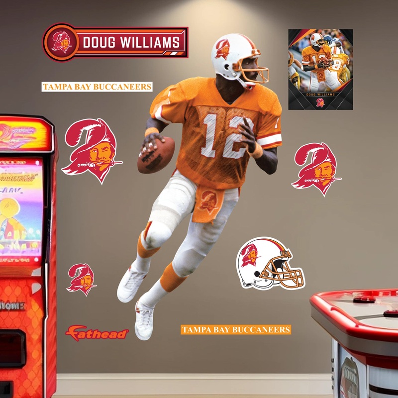 Doug Williams – RealBig Legend Collection – Official NFL – Tampa Bay Buccaneers – Reusable Vinyl Wall Decals
