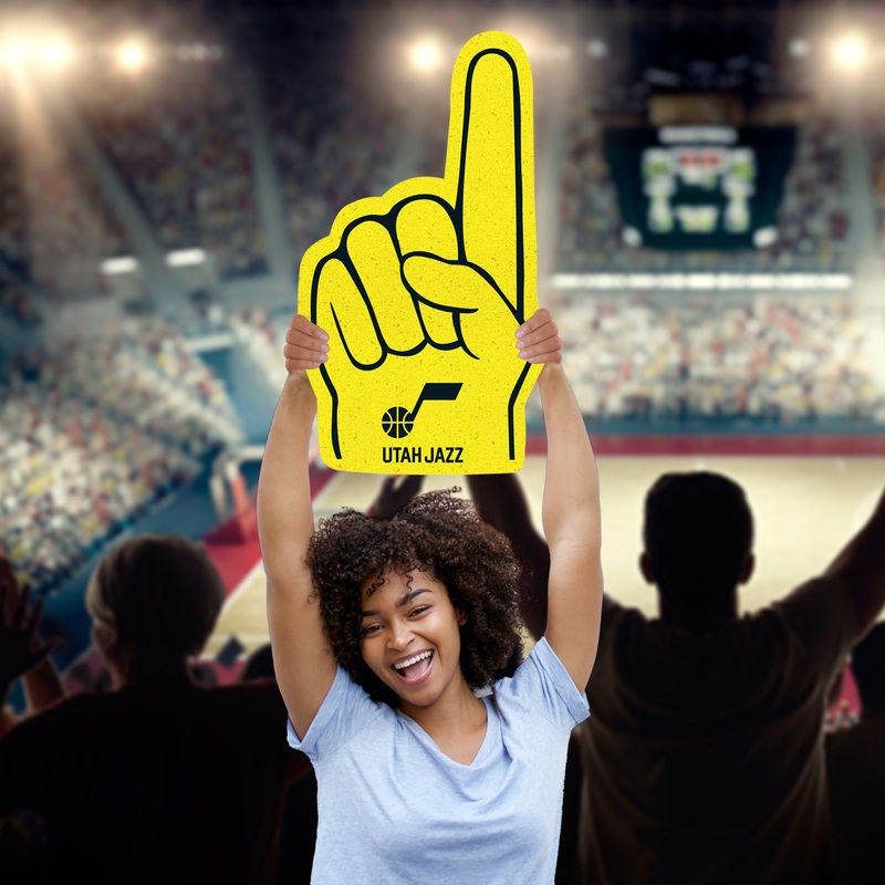 Foam Finger – Big Head – Official NBA – Utah Jazz – Foam Core Cutout #2