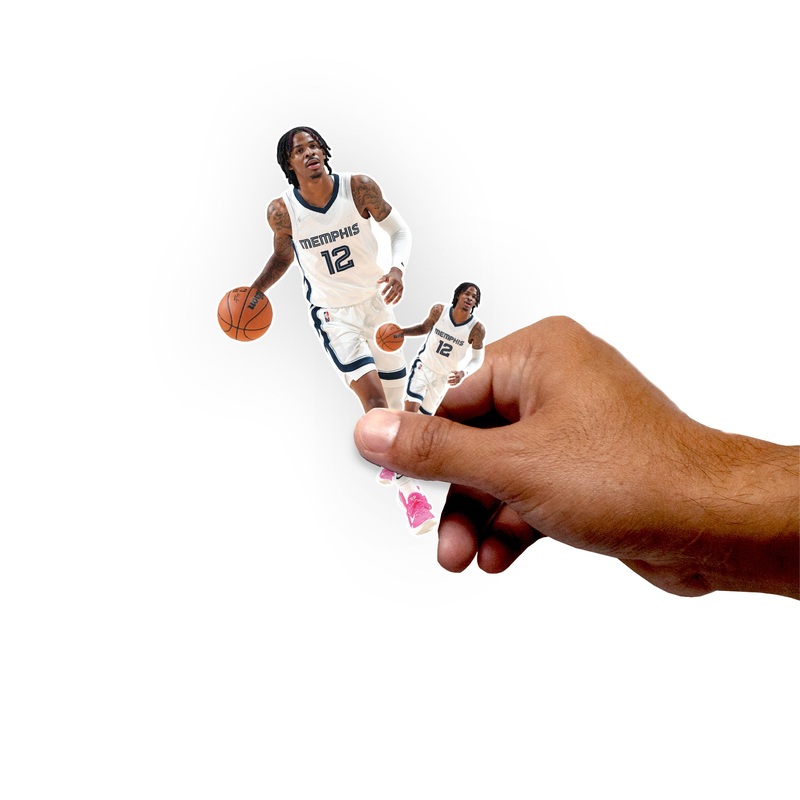 Ja Morant – 5 Minis (Mixed Sizes) – Official NBA – Memphis Grizzlies – Reusable Vinyl Decals