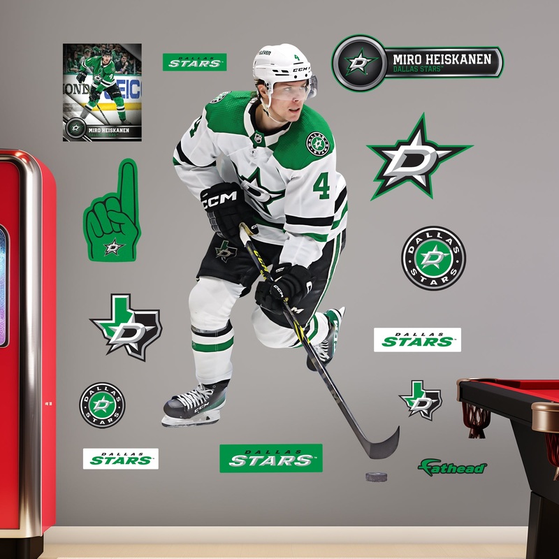 Miro Heiskanen – RealBig Collection – Official NHL – Dallas Stars – Reusable Vinyl Wall Decals #2