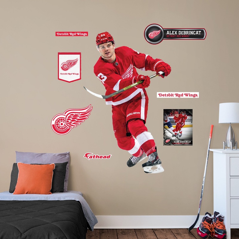 Alex DeBrincat Slapshot – RealBig Collection – Official NHL – Detroit Red Wings – Reusable Vinyl Wall Decals