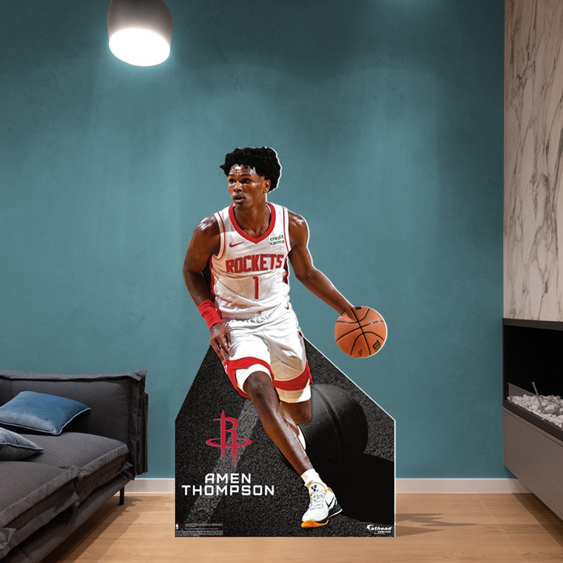 Amen Thompson – Life-Size Stand Out – Official NBA – Houston Rockets – Foam Core Cutout