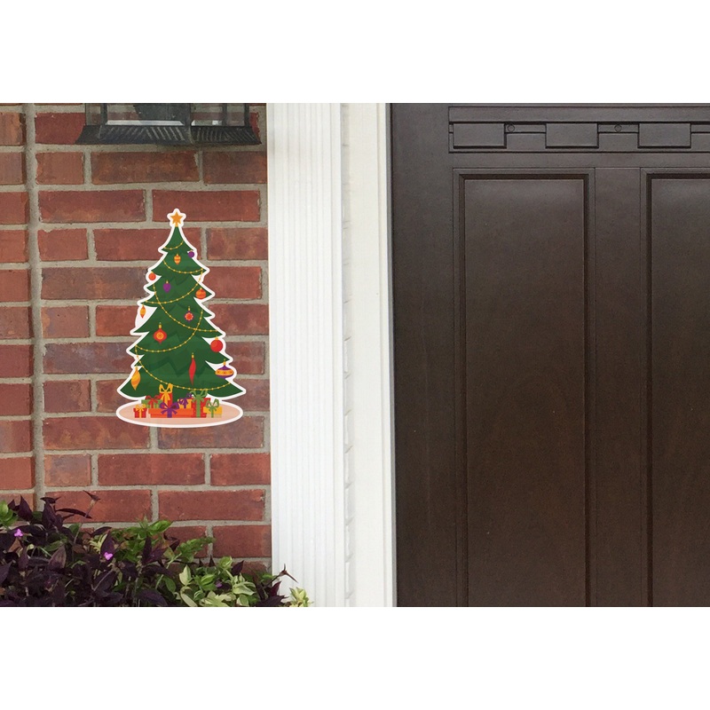 Christmas: Red Globes – Outdoor Graphic