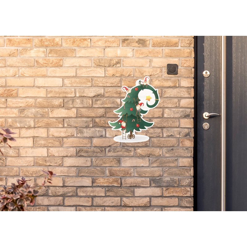 Christmas: Santa and Three Brothers – Outdoor Graphic