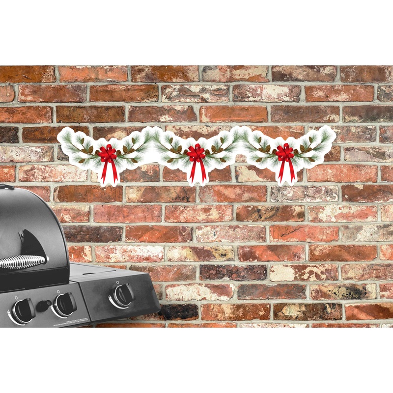 Christmas: Three Red Ribbons – Outdoor Graphic